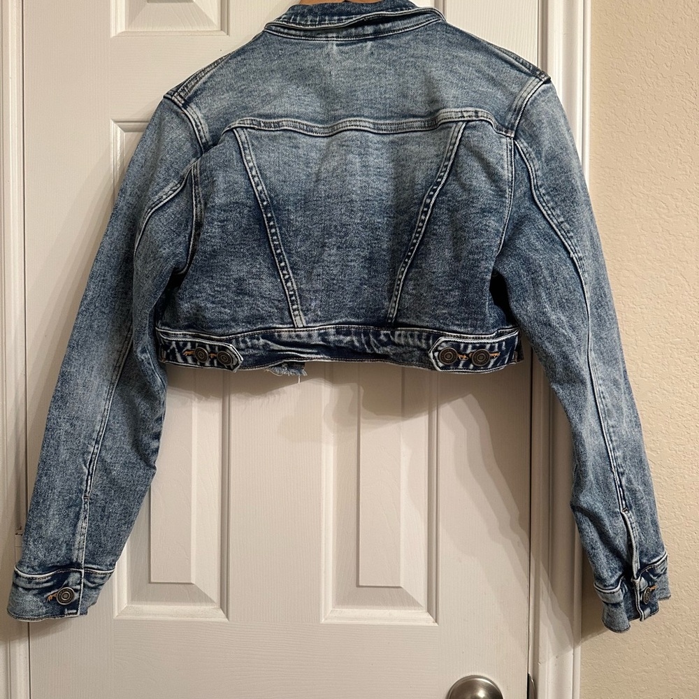 BuffBunny Medium Wash Desire Denim Jacket - Picture 2 of 9